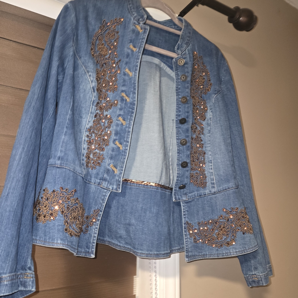 Embroidered Denim Jacket